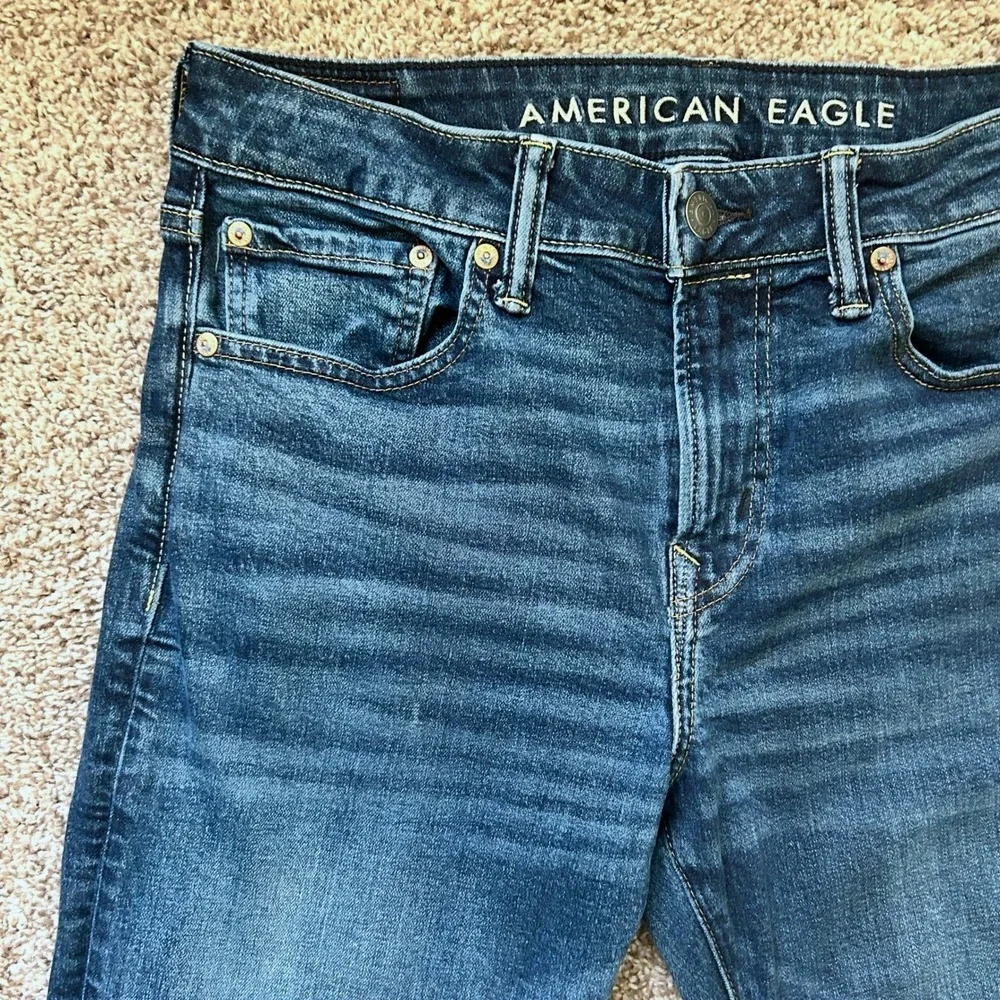 American Eagle I Athletic Fit‎ Men's Blue Denim Jeans Airflex+ I Size 30 x32